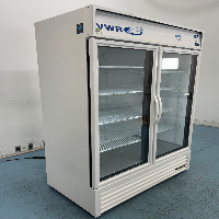 VWR Glass Double Door Refrigerator image 0